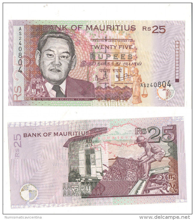 Mauritius 25 Rupees 2003 - Mauritius