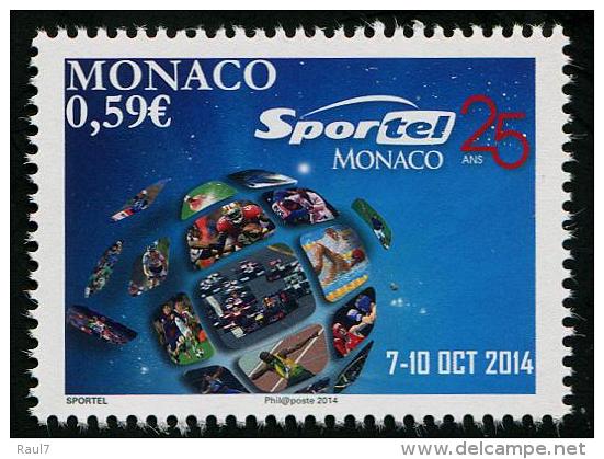 MONACO - 2014 - 25e Ann De Sportel - 1v Neufs // Mnh - Unused Stamps