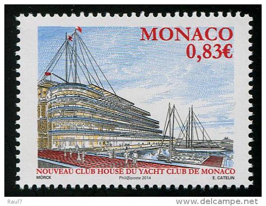 MONACO - 2014 - Nouveau Club House Du Yatch Club De Monaco - 1v Neufs // Mnh - Unused Stamps