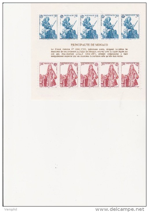 MONACO - BLOC FEUILLET N° 30 NEUF XX -COTE : 34 € - Blocks & Sheetlets