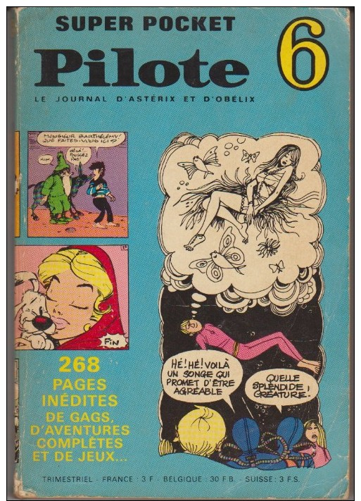 Super Pocket Pilote N°6 - Le Journal D'Astérix Et D'Obélix - 1969 - Petit Format