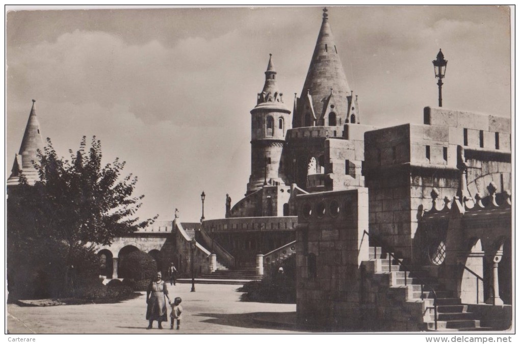 HONGRY,MAGYARORSZAG,HUNGARY,BUDAPEST EN 1930,HALASZBASTYA-Iészlet ,bastion Des Pecheurs,pest,mami Hongroise - Hungary