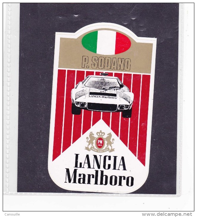 Marlboro Sticker - Lancia P. Sodano - Automovilismo - F1