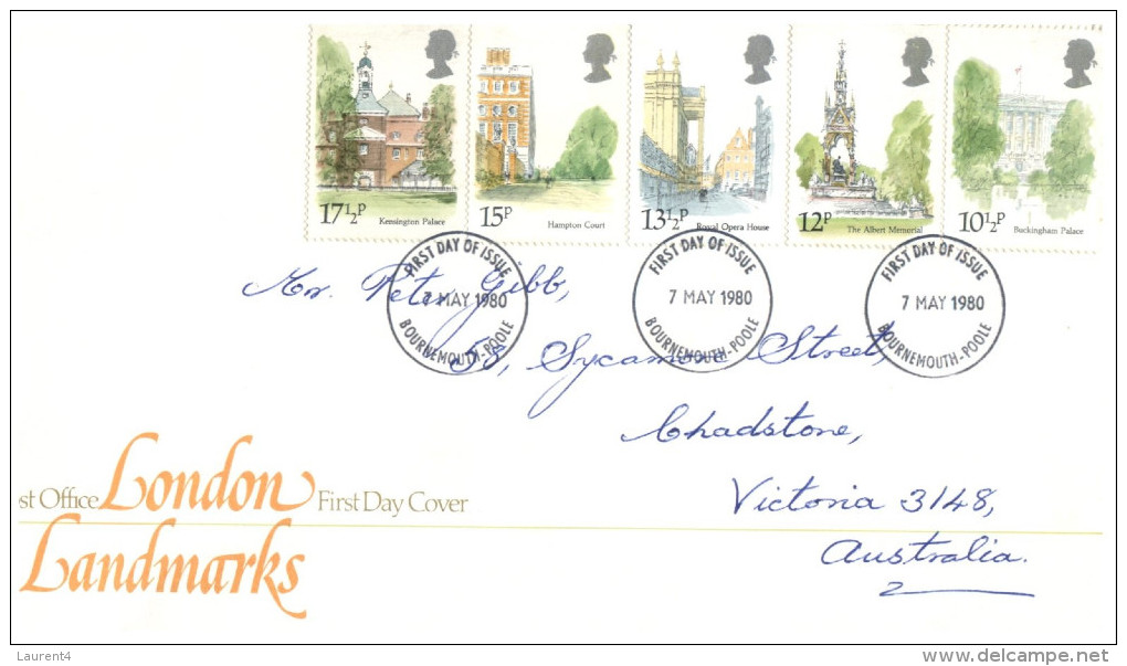 (222) UK FDC Cover - London Landmarks 1980 - 1971-1980 Decimal Issues