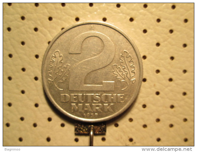 GERMANY 2 Mark 1957 A   # 1 - 2 Mark