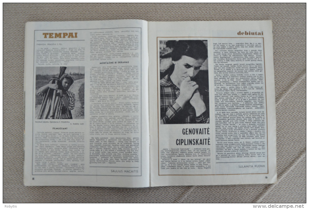 Lithuania Magazine "Cinema" - Revues & Journaux