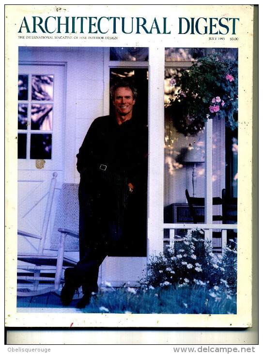 ARCHITECTURAL DIGEST  CLINT EASTWOOD SAN FRANCISCO 1993 - Haus & Heim