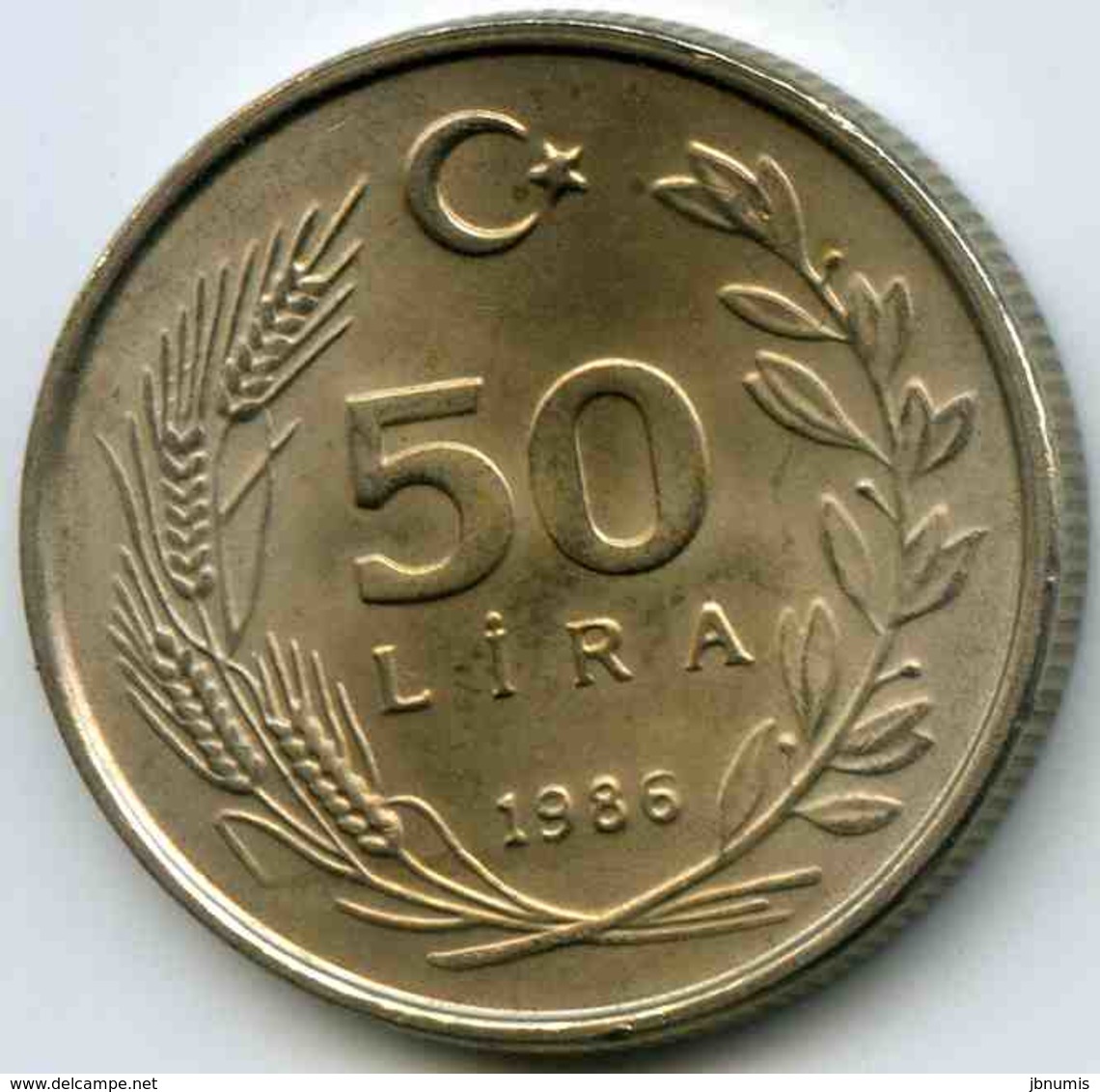 Turquie Turkey 50 Lira 1986 KM 966 - Turkije