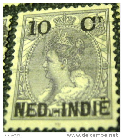 Netherland Indies 1899 Queen Wilhelmina 10c - Used - Niederländisch-Indien