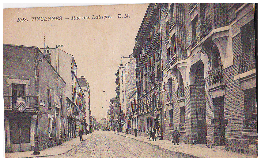 VINCENNES  Rue Des Laitières - Vincennes