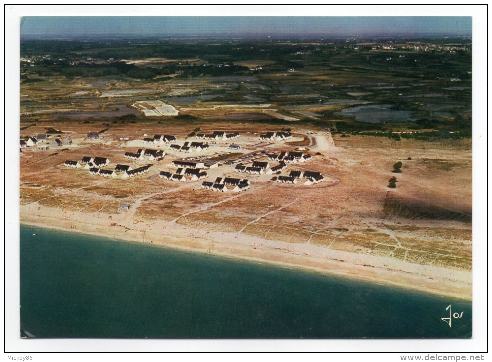 LA TURBALLE--Vue Aérienne,Le V.V.F--Vue D'ensemble Du Village Cpsm 15 X 10 N° 530 éd JOS--pas Très Courante - La Turballe