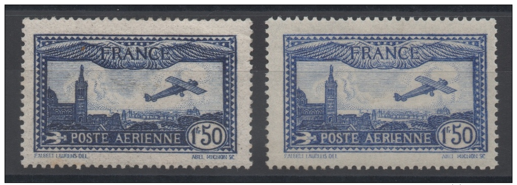 FRANCE - YT PA N° 6-6a - Neufs * - MH - Cote: 96,00 € - 1927-1959 Mint/hinged