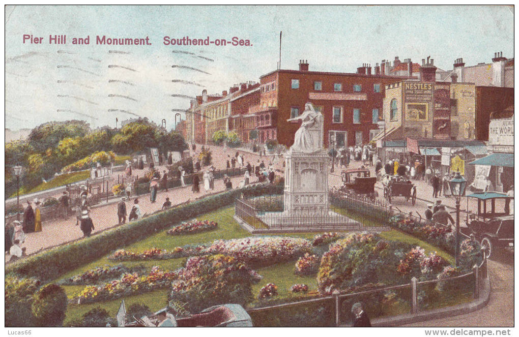 1930 CIRCA SOUTHEND-ON-SEA PIER HILL AND MONUMENT - Southend, Westcliff & Leigh