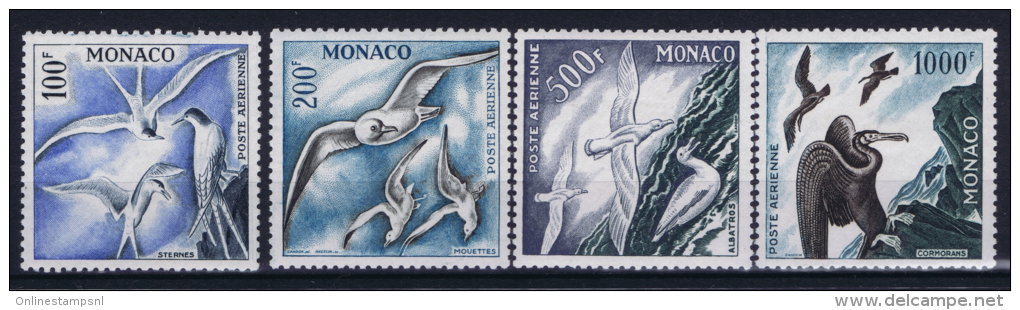 Monaco  Yv 55 - 58 , Mi Nr 502 - 505 A MNH/** Postfrisch - Airmail