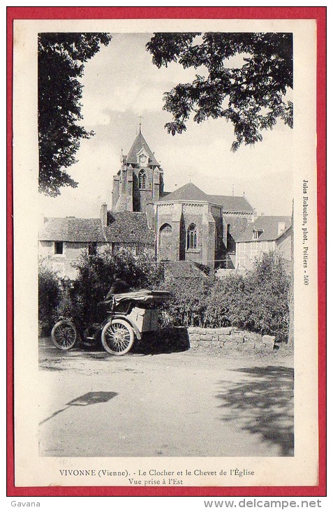 86 VIVONNE - Le Clocher Et Le Chevet De L'église - Vue Prise à L'Est - Vivonne