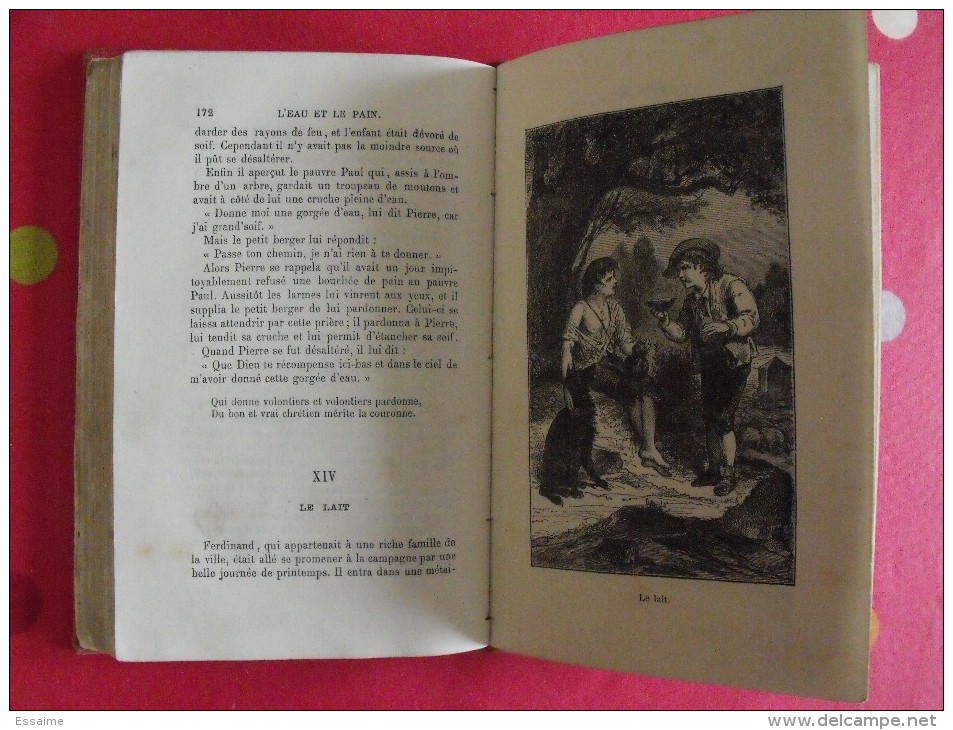 190 contes pour les enfants. chanoine Schmid. bibliothèque rose illustrée. Hachette 1883. gravures par Bertall
