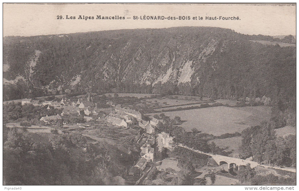 Cp , 72 , SAINT-LÉONARD-des-BOIS , Les Alpes Mancelles , Le Haut-Fourché - Saint Leonard Des Bois