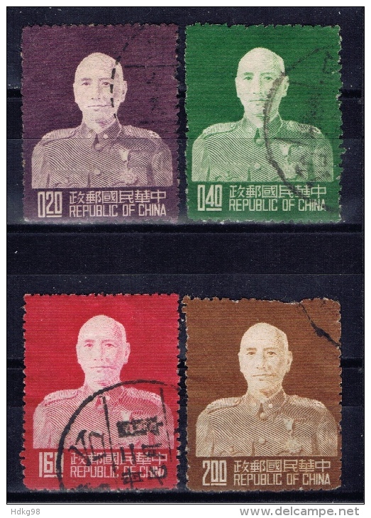 ROC+ China Taiwan 1953 Mi 170-71 176 178 Tschiang Kai-schek - Used Stamps