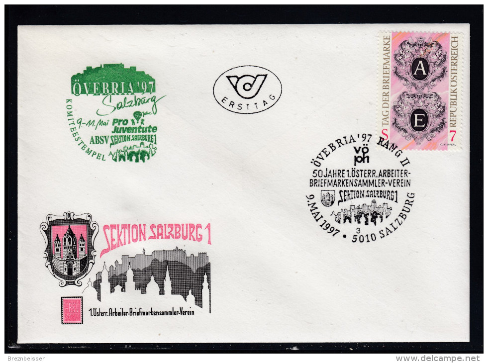 Österreich MiNr. 2220 . Ersttagsbrief / FDC  So-Stpl Salzburg ÖVEBRIA 97    (2) - FDC