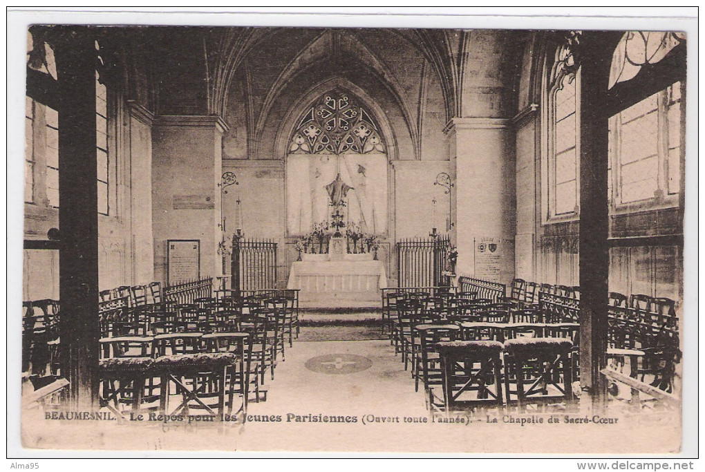 27 - BEAUMESNIL - Le Repos Pour Les Jeunes Parisiennes ( Ouvert Toute L'année) La Chapelle Du Sacré-coeur - Beaumesnil