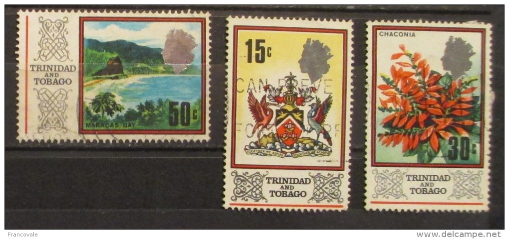 Trinidad & Tobago 1969 Maracas Bay Coats Of Arm Flowers Chaconia - Trinité & Tobago (1962-...)