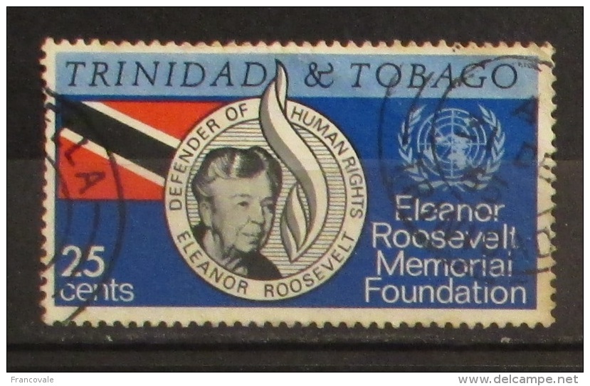 Trinidad & Tobago1965 Eleanor Roosevelt Memorial Foundation Used - Trinité & Tobago (1962-...)