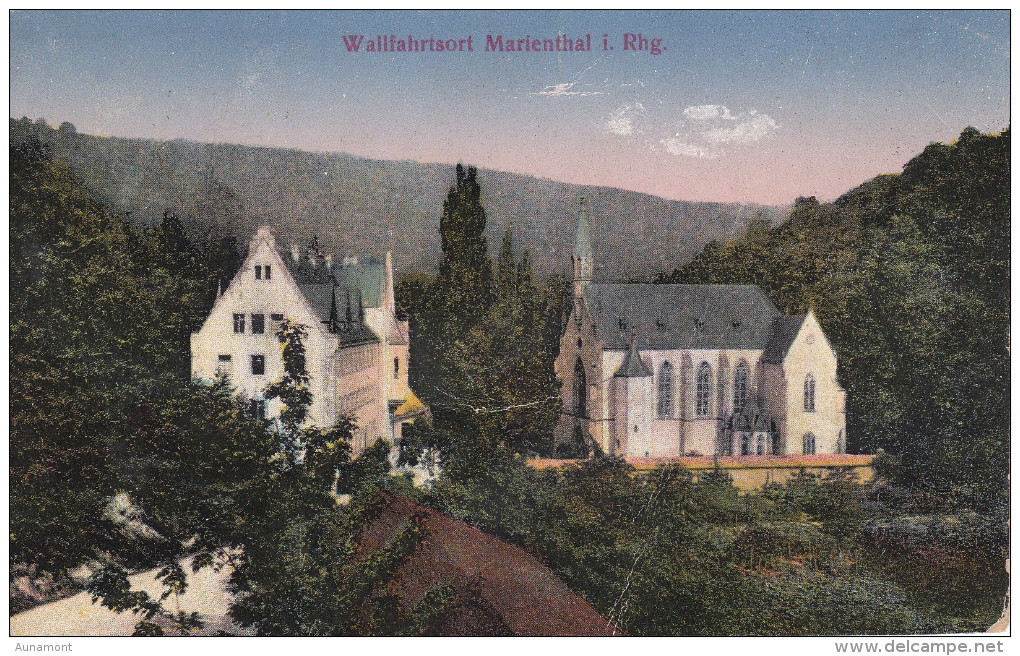 Alemania--Helmstedt--1910--Wallfahrtsort Marienthal I .Ring--Cachet--Poste,77- A, Paris, Francia - Helmstedt