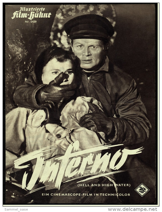 Illustrierte Film-Bühne  -  "Inferno" -  Mit Richard Widmark , Bella Darvi  -  Filmprogramm Nr. 2439 Von Ca. 1954 - Revistas