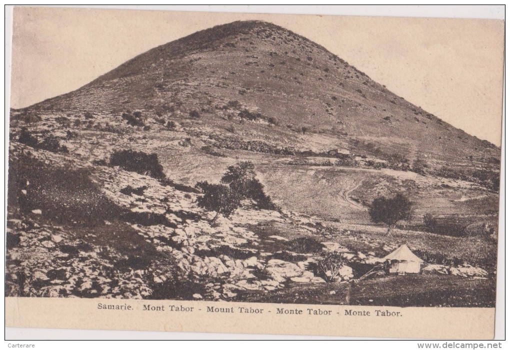 ISRAEL ,NAZARETH,GALILEE,NORD DU PAYS,mount Tabor,mont ,montagne - Israel