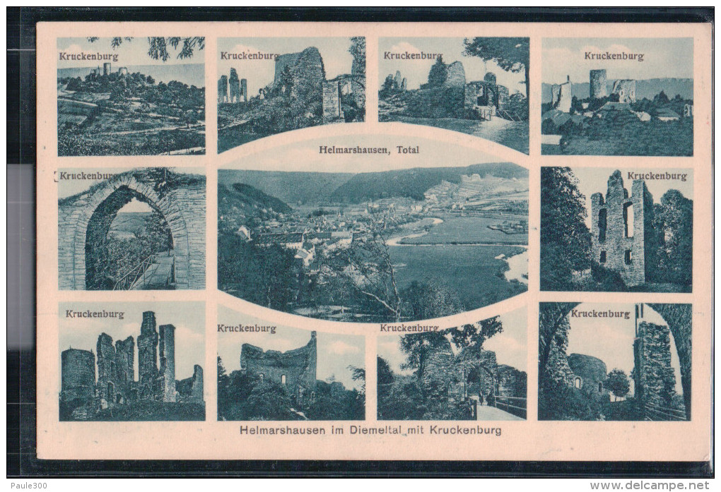 Bad Karlshafen - Helmarshausen - Mehrbildkarte - Diemeltal Mit Kruckenburg - Bad Karlshafen