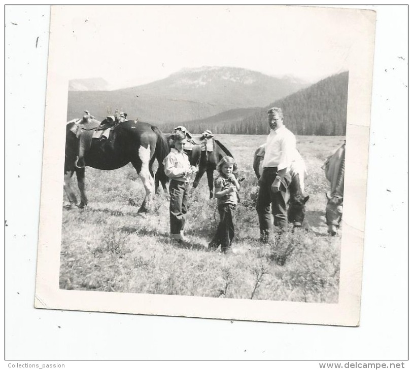 Photographie , 9 X 9 , Sport , équitation , Randonnée , DENVER 1950 - Sports