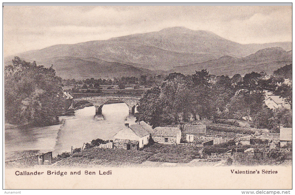 Reino Unido-1965--Scotland--Callander Bridge And Ben  Ledi - Perthshire