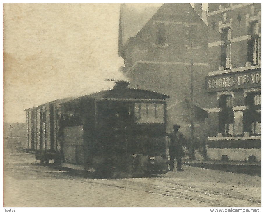 Melreux - Top Carte - Tram Vapeur Et Hôtel De La Gare - 1922 ( Voir Verso ) - Hotton