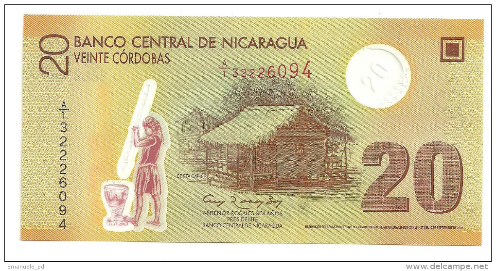 Nicaragua 20 Cordobas 2007 S/N A1 UNC - Nicaragua