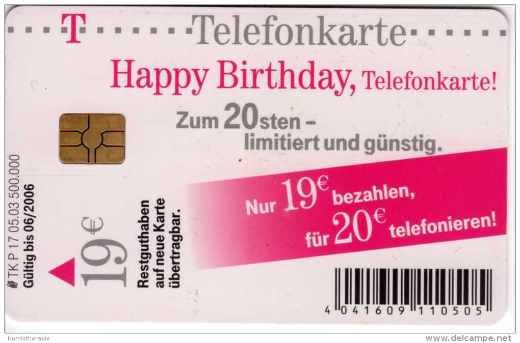 Allemagne : Telefonkarte 19€ Avec Pièce D'1 Euro (communication Gratuite) - Briefmarken & Münzen