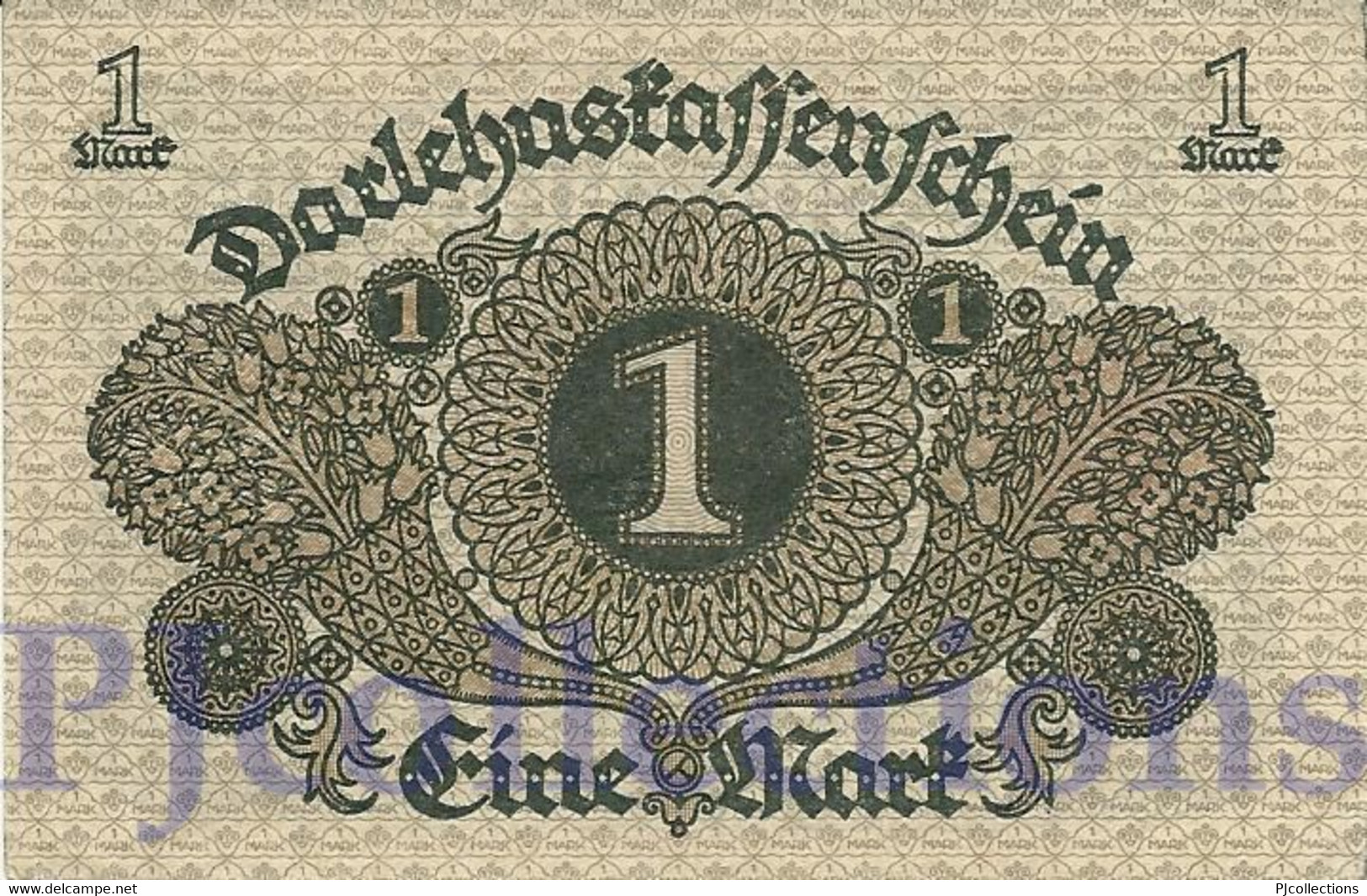 GERMANY 1 MARK 1920 PICK 58 UNC - Reichsschuldenverwaltung