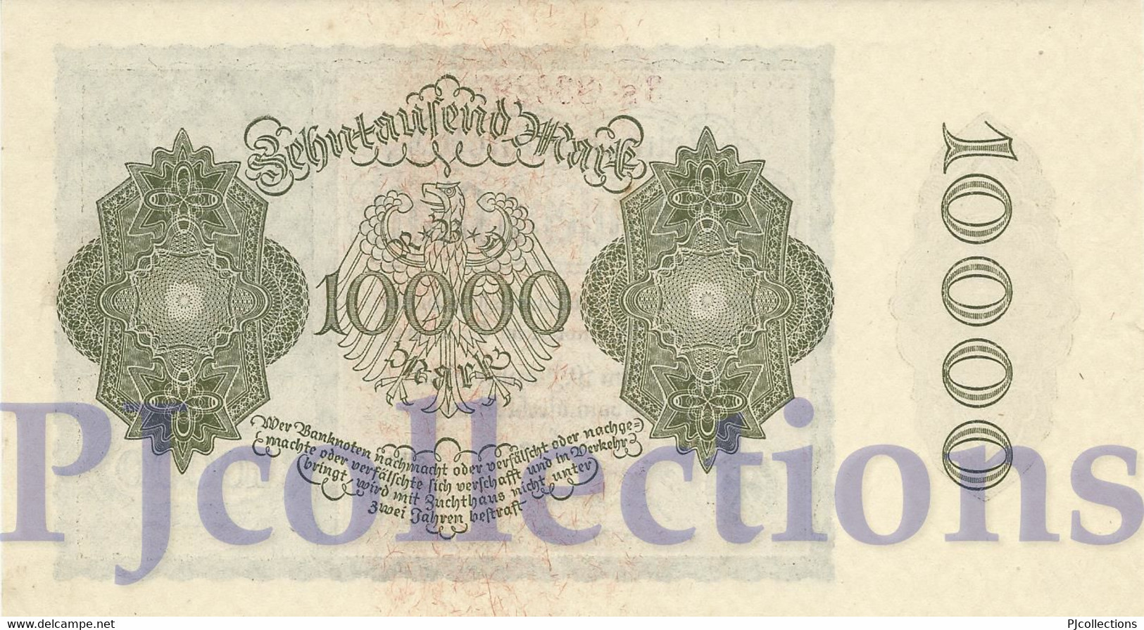 GERMANY 10.000 MARK 1922 PICK 72 UNC - 10.000 Mark