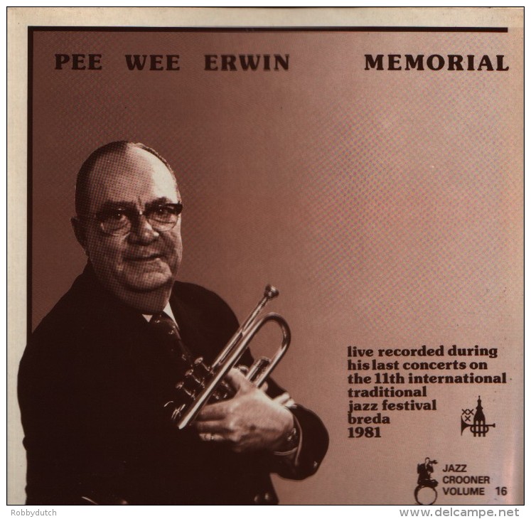 * LP *  PEE WEE ERWIN - MEMORIAL (Jazz Crooner Vol.16)(Dutch Only EX!!!) - Jazz