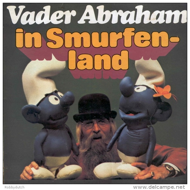 * LP *  VADER ABRAHAM - IN SMURFENLAND (Holland 1977 EX-!!!) - Bambini