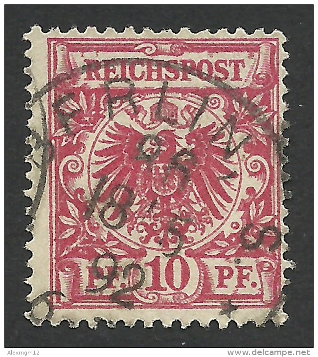 Germany, 10 Pf. 1889, Sc # 48, Mi # 47, Used, Berlin - Usati