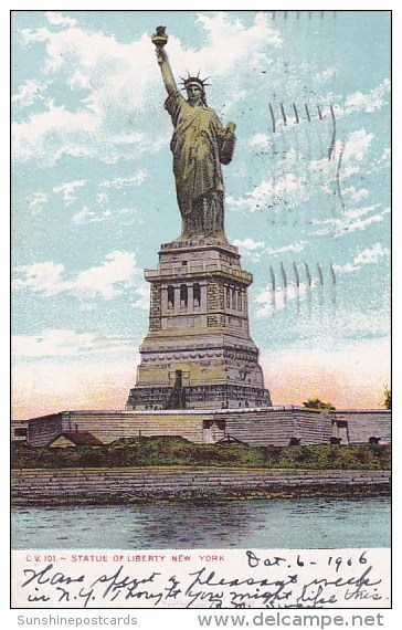 Statue Of Liberty New York City New York 1906 - Freiheitsstatue