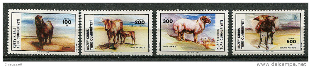 (cl 19 - P1) Turquie - RTCN ** N° 147 à 150 (ref. Michel Au Dos) - Animaux Domestiques - - Unused Stamps