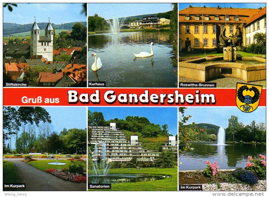 Bad Gandersheim - Mehrbildkarte 8 - Bad Gandersheim