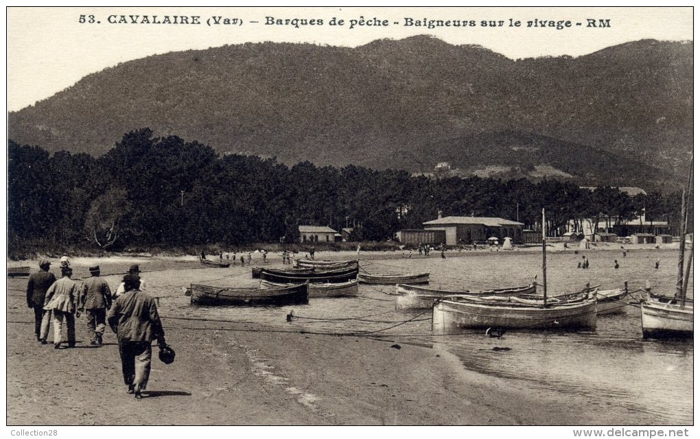 CAVALAIRE Barques De Pêche, Baigneurs Sur Le Rivage (C8836) - Cavalaire-sur-Mer