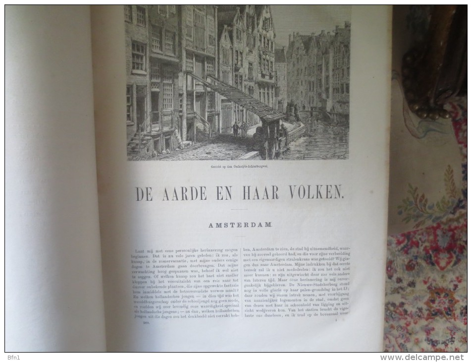 De Aarde en haar Volken- 1879- BON ETAT -VOIR PHOTOS