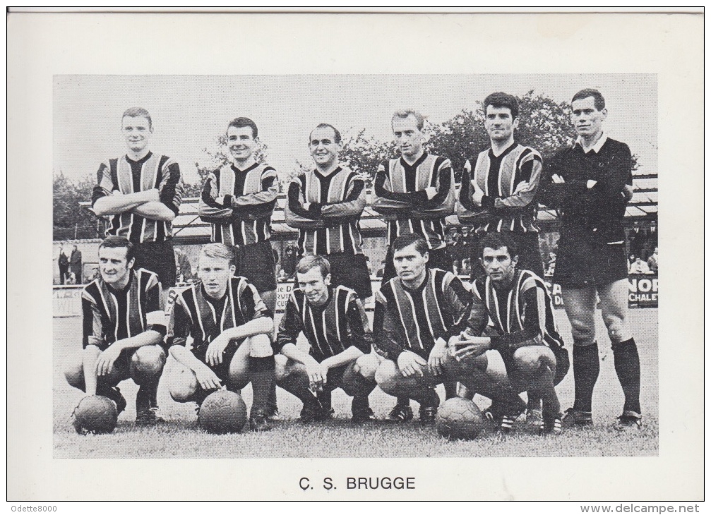 Voetbal Voetbalploeg    C.S. Brugge           Nr 1802 - Football