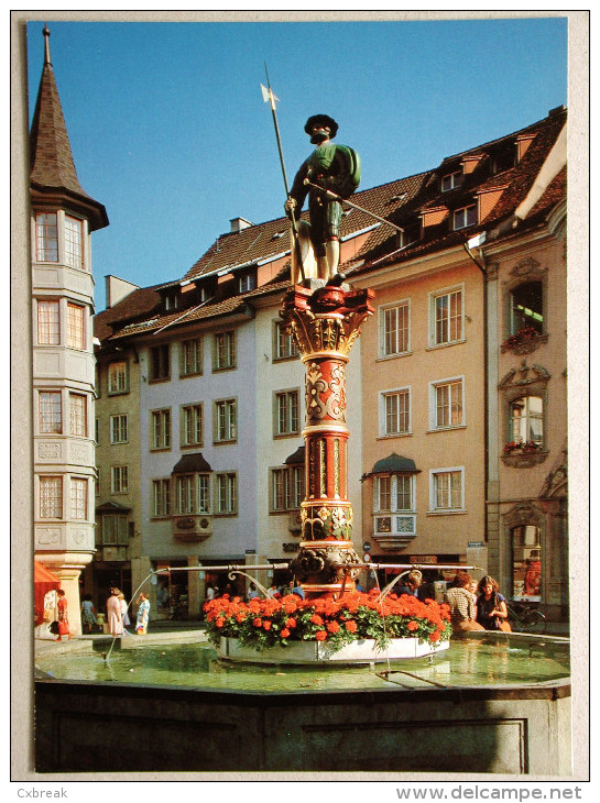 Schaffhausen, Landsknechtbrunnen Am Fronwagplatz - Sonstige & Ohne Zuordnung