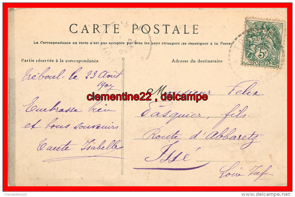 Dept 29    Douarnenez     ( Scan Recto Et Verso ) - Douarnenez