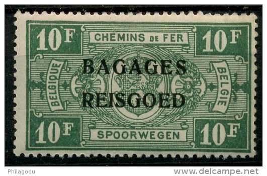 10 Franc    Postfris  Sans Charnière - Reisgoedzegels [BA]