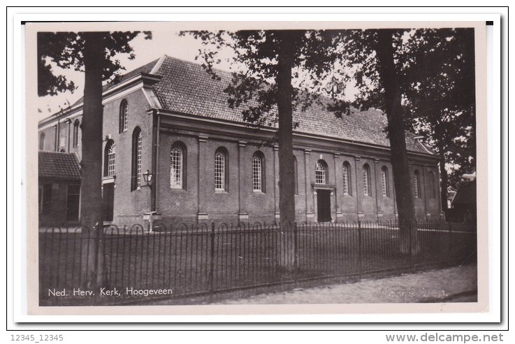 Hoogeveen, Ned. Herv. Kerk ( Kaart Niet In Topconditie Barstjes Benedenhoeken ) - Hoogeveen